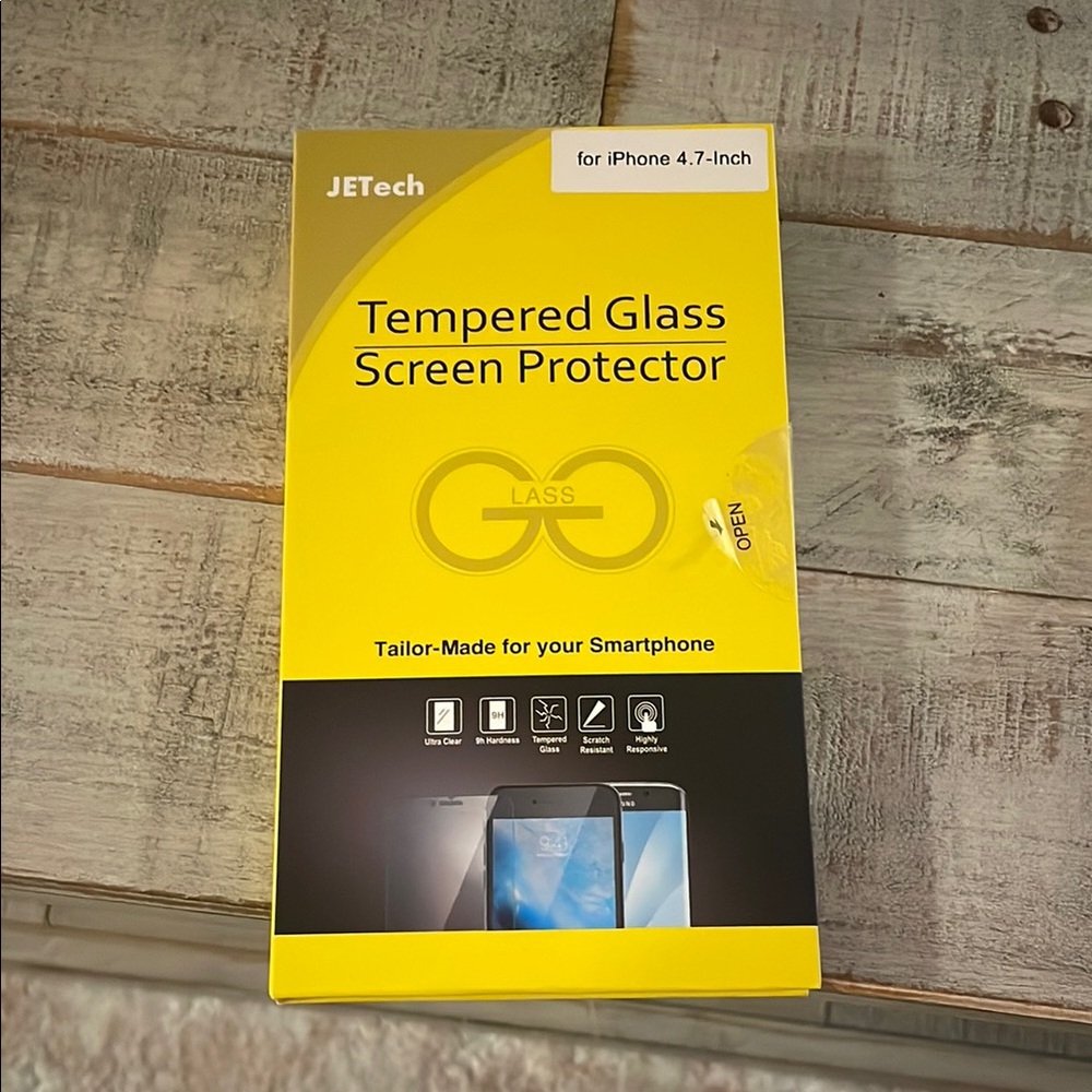 JETech Tempered Glass Screen Protector for iPhone 8